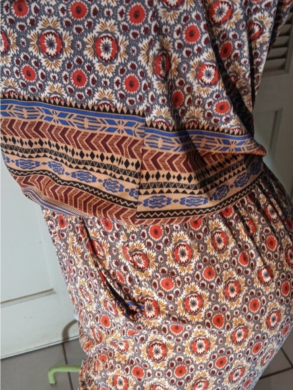 Funky, Colorful Jumpsuit, Excellent Condition, Size Large - Picture 6 of 9